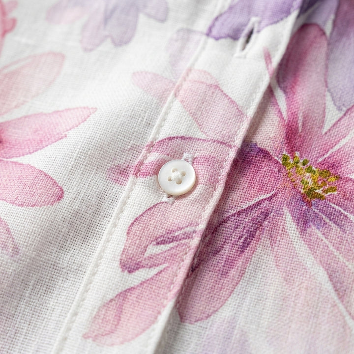 Delilah | Artistic Print Button Blouse