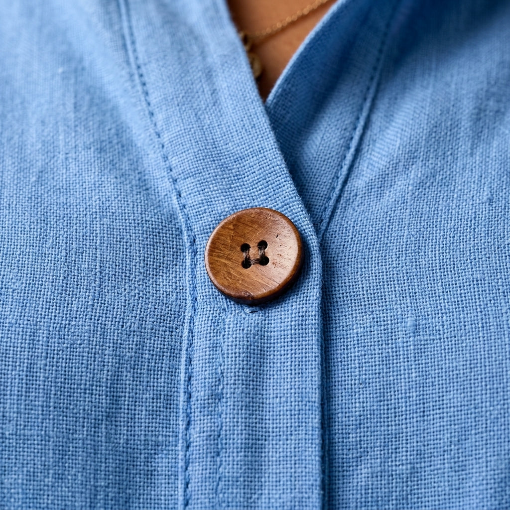 Olivia | Linen Loose Summer Blouse