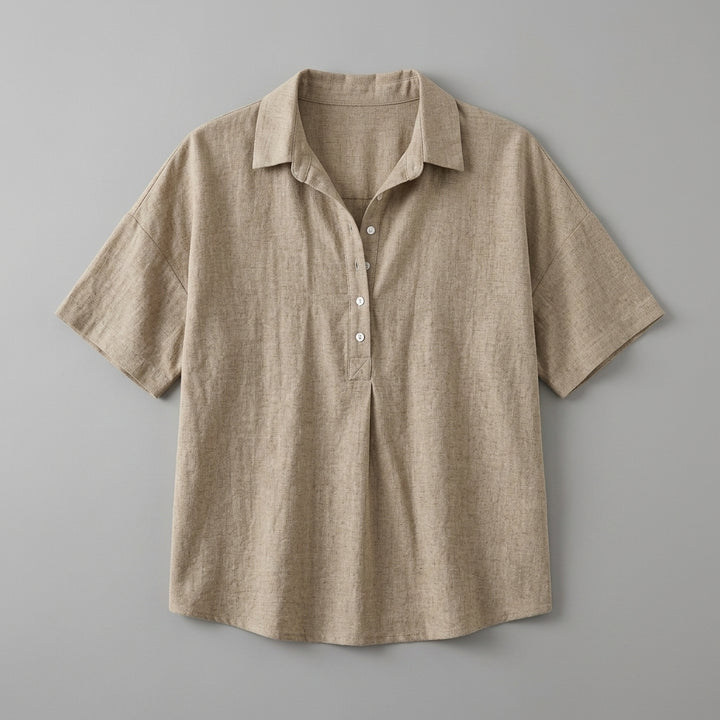Ava | Collared Button Front Blouse