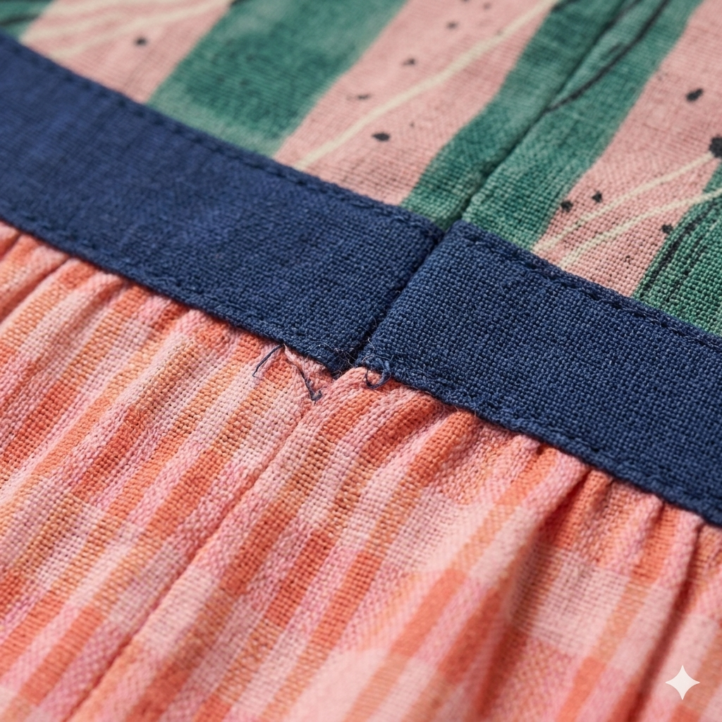 Lily | Mixed Pattern Midi Dress