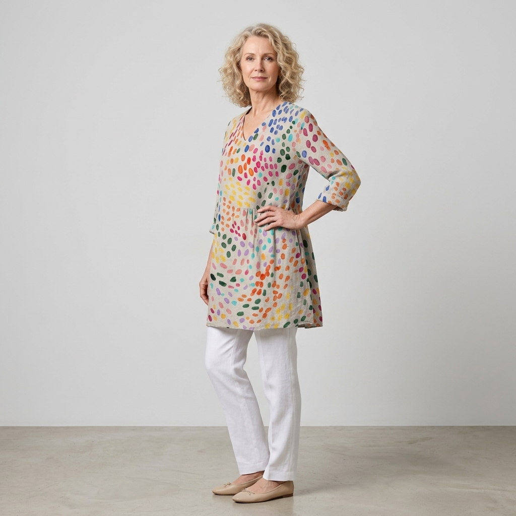 Pauline | Flowing Elegant V-Neck Blouse