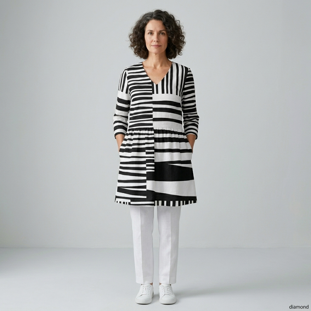 Sophie | Fluid V-Neck Long Blouse