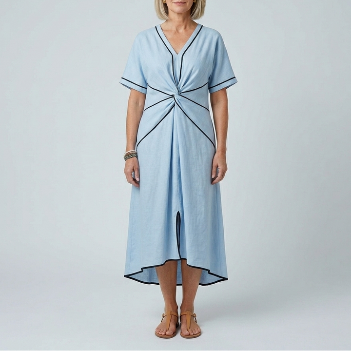 Aurora | Relaxed V-Neck Dress