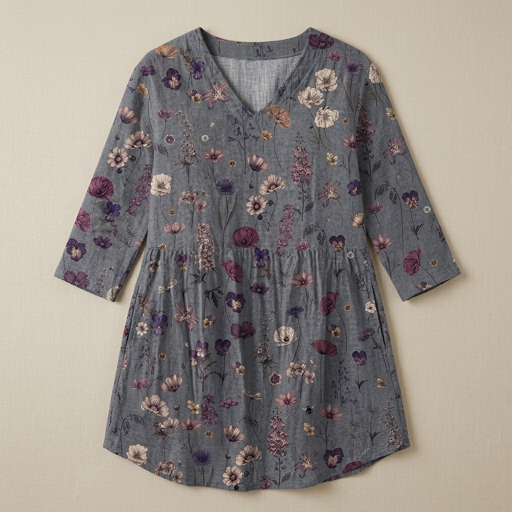 Audrey | Long Sleeve Blouse with V-Neck