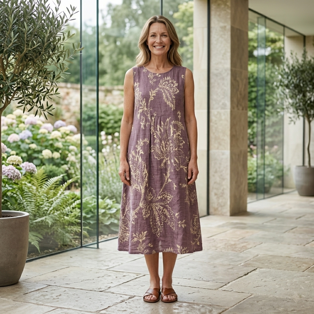Mia | Floral Print Midi Dress