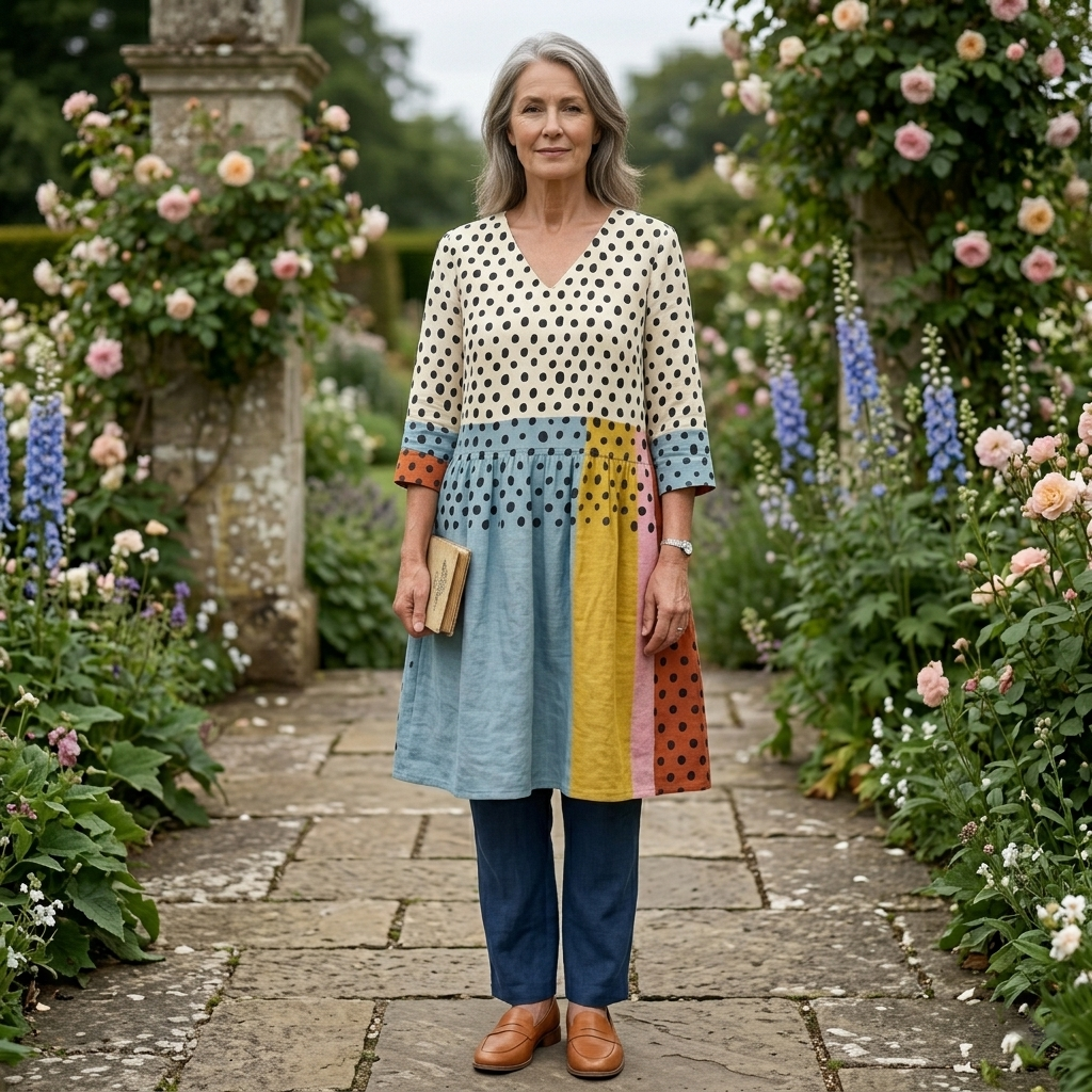 Valerie | Long Blouse with V-Neck