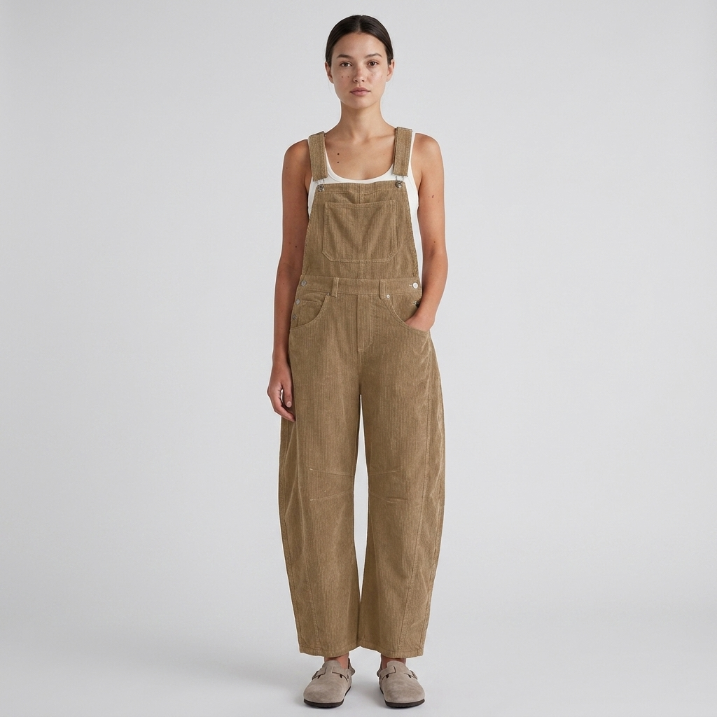 Rosalyn | Wide Leg Overalls Jumpsuit