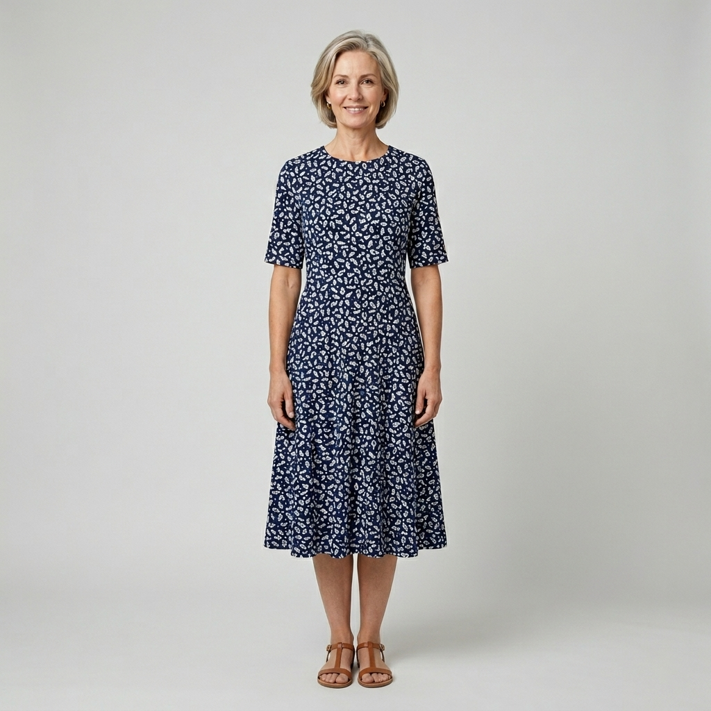 Sarah | Floral Midi Dress