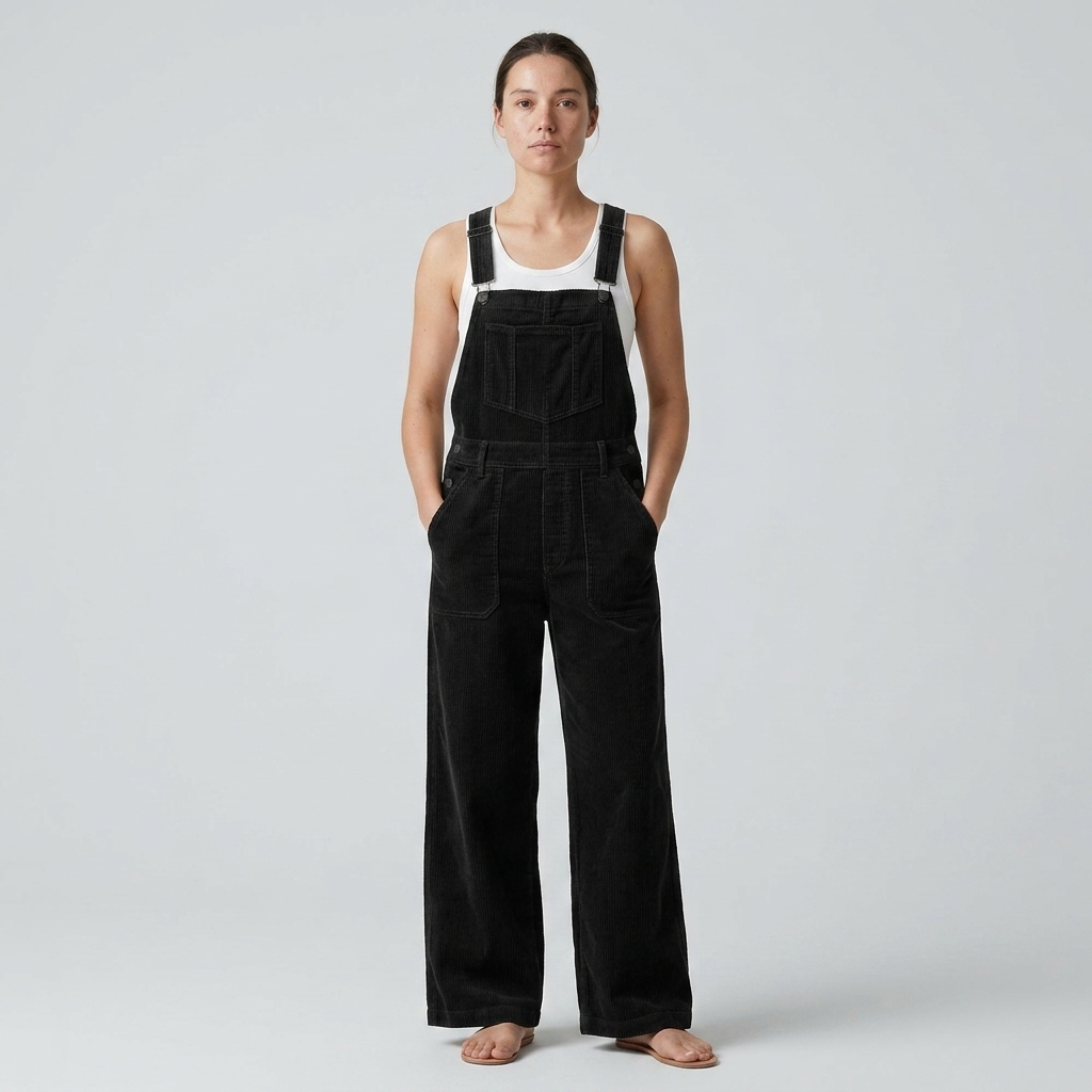 Rosalyn | Wide Leg Overalls Jumpsuit