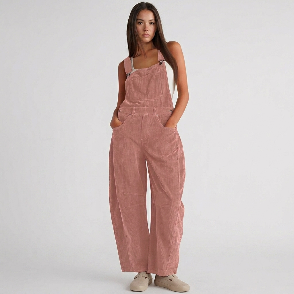 Rosalyn | Wide Leg Overalls Jumpsuit