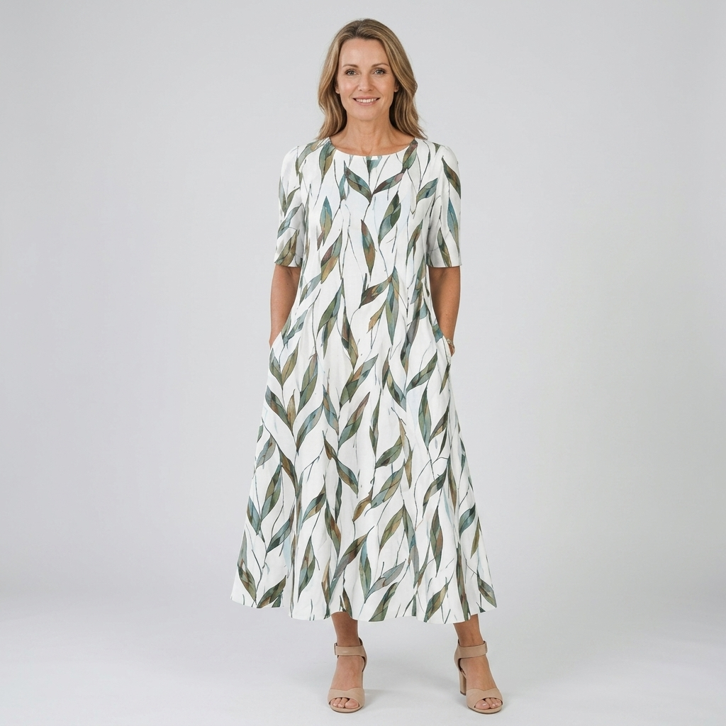 Sarah | Floral Midi Dress