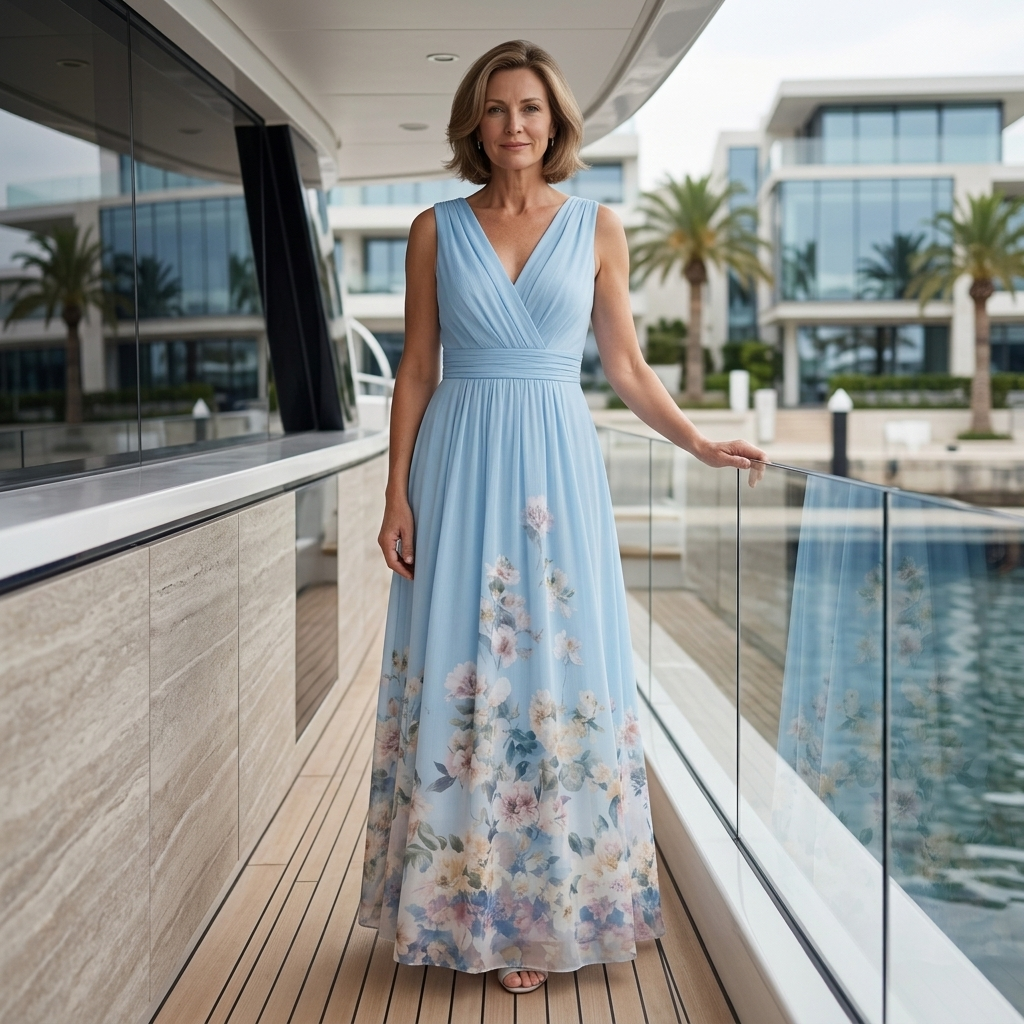 Mica | Sleeveless Floral Maxi Dress