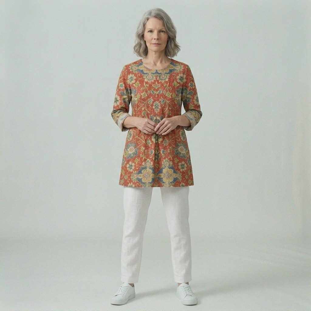 Lea | Elegant Fluid V-Neck Blouse