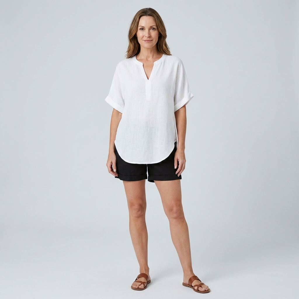 Emma | Casual Short Sleeve Blouse