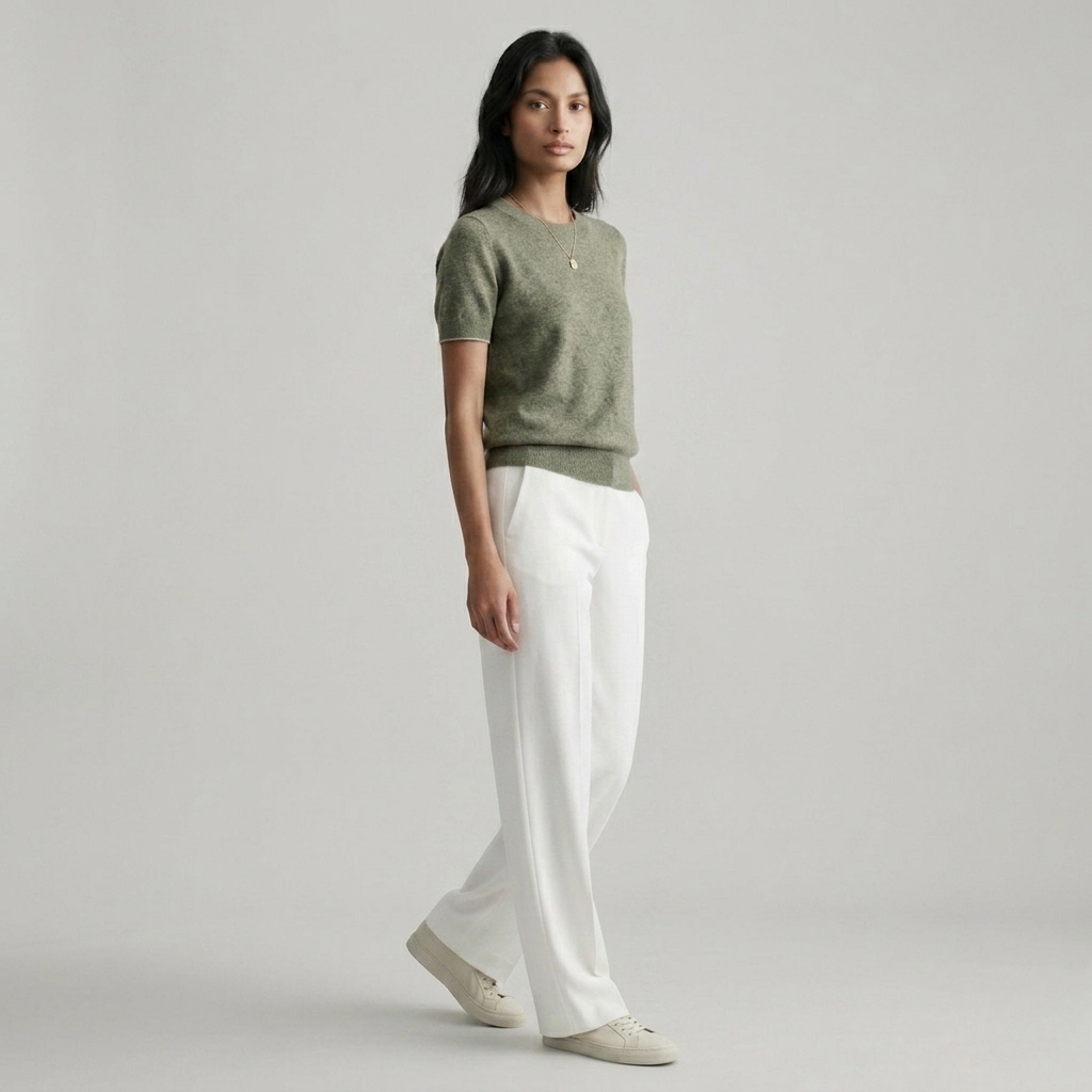 Vianca | Casual Crew Neck Top