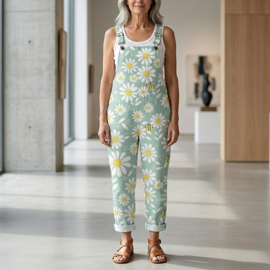 Chloe | Printed Wide Leg Jumpsuit