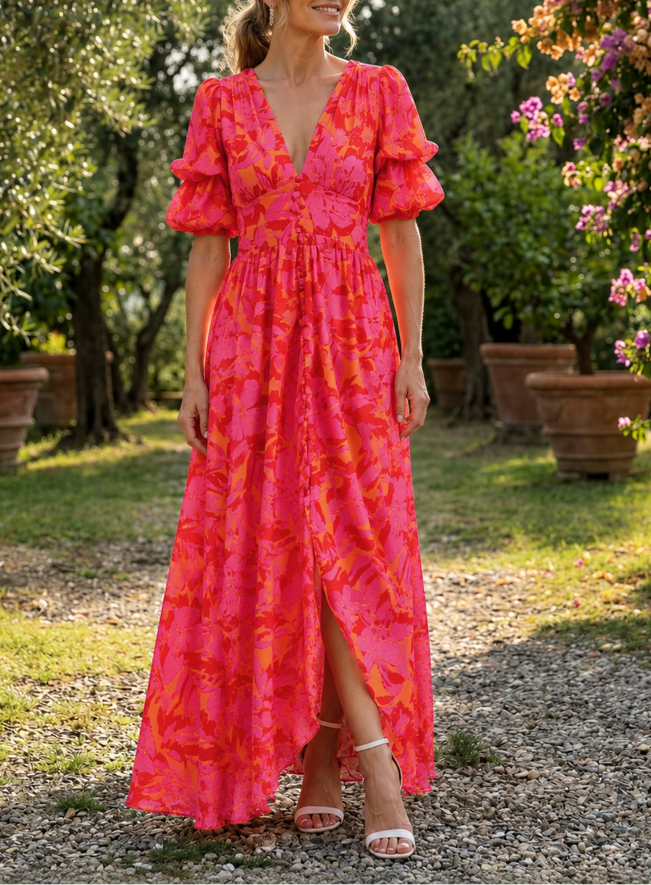Sienna | Elegant Floral Dress