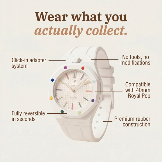 Oakstrap — Wrist Adapter voor de Swatch × AP