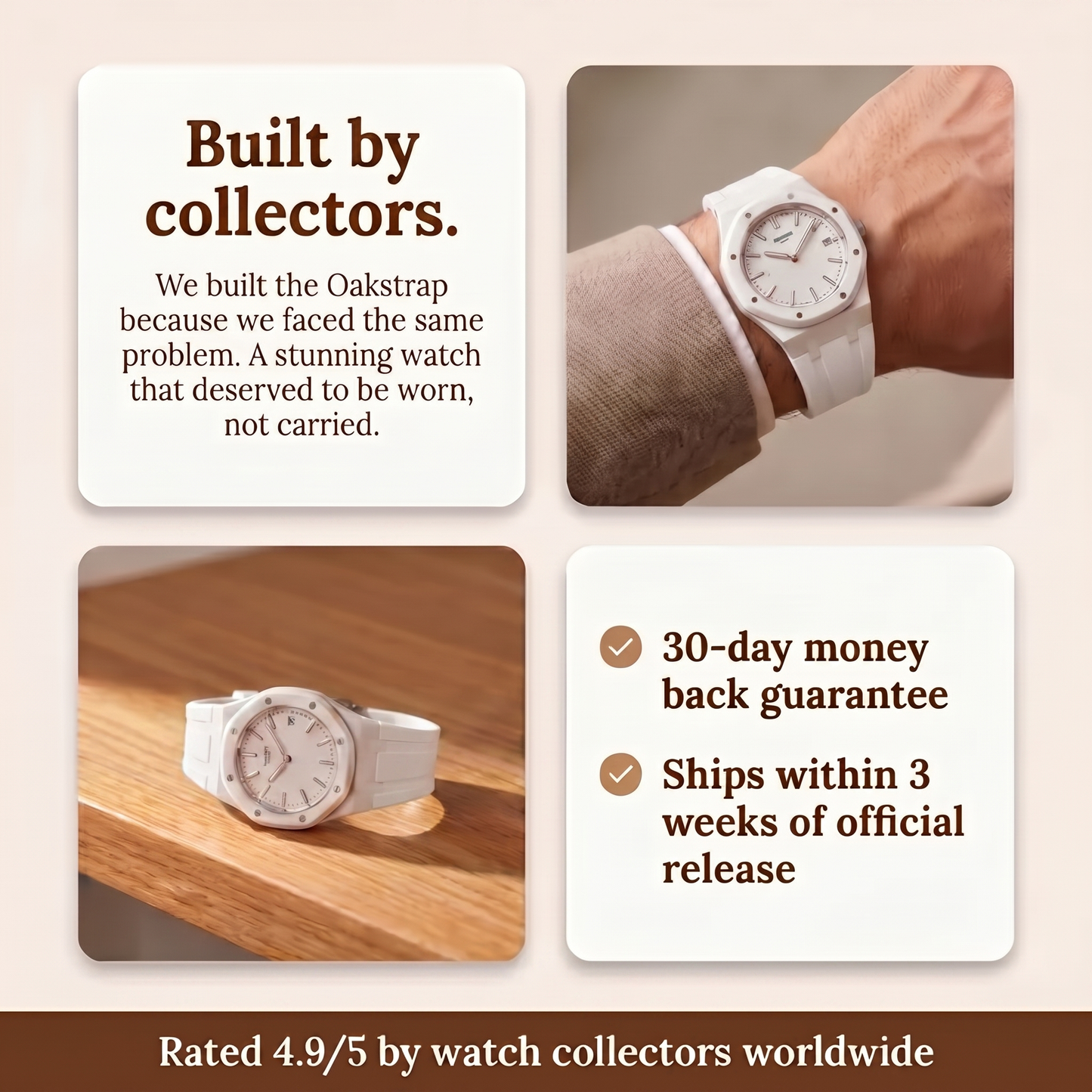 Oakstrap — Wrist Adapter voor de Swatch × AP